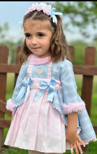 Load image into Gallery viewer, AW25 baby blue &amp; pink cheque Dress