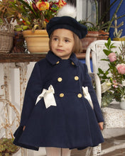 Load image into Gallery viewer, In24 girls Navy coat (hat sold separately)