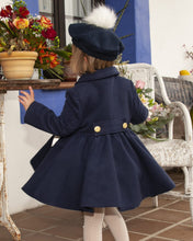 Load image into Gallery viewer, In24 girls Navy coat (hat sold separately)