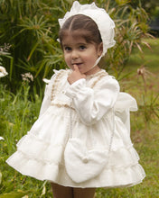 Load image into Gallery viewer, IN24 cream dress(bonnet sold separately)