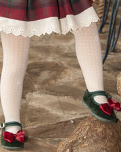 Load image into Gallery viewer, In24 Burgundy cheque puffball