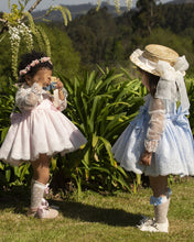 Load image into Gallery viewer, IN24 baby pink embroidered dress(bonnet/hat sold separately)