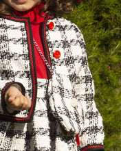 Load image into Gallery viewer, IN24 cream &amp;black blazer