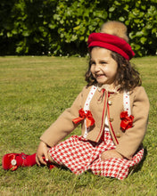 Load image into Gallery viewer, IN24 red cheque skirt set(Blouse ,hat ,blazer sold separately)