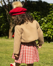 Load image into Gallery viewer, IN24 red cheque skirt set(Blouse ,hat ,blazer sold separately)