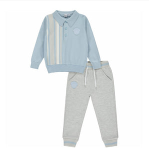 MS23 Nino Sky blue polo and pants