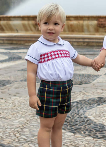 Boys naxos Smock shirt and shorts