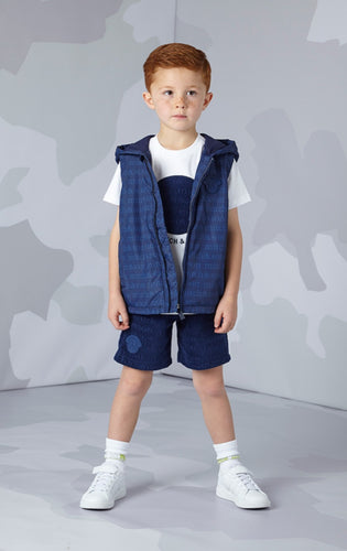 MS navy gilet