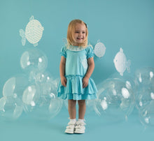 Load image into Gallery viewer, Little A Aruba blue dress