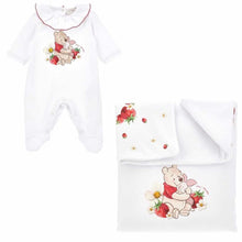 Load image into Gallery viewer, Monnalisa Winnie the Pooh Babygrow &amp; blanket set