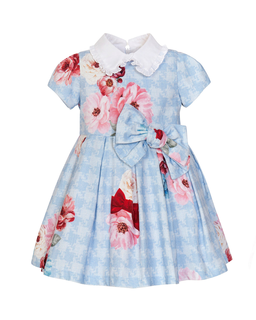 Balloon Chic Blue Roses dress