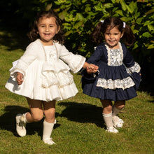 Load image into Gallery viewer, IN24 navy puffball dress