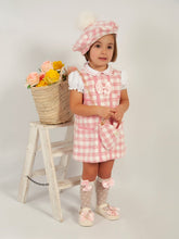 Load image into Gallery viewer, Sonata SS24 pink/white Aline dress