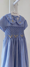 Load image into Gallery viewer, Blue smock dress