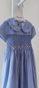 Blue smock dress