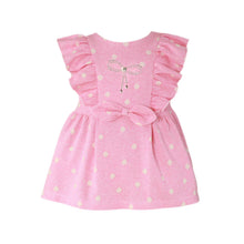 Load image into Gallery viewer, Miranda pink polka dot baby dress