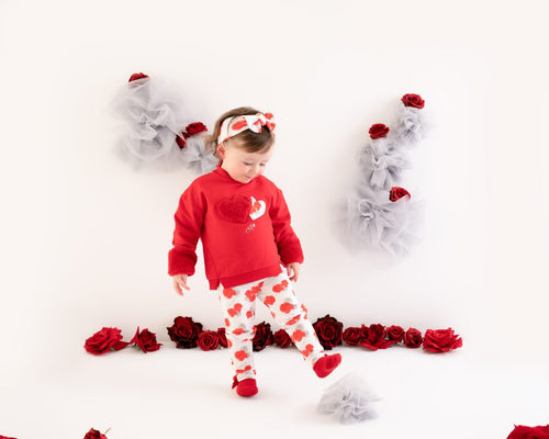 Little A frances, top and leggings set