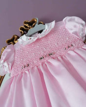 Load image into Gallery viewer, Lyah pink satin lux smock