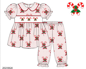 Exclusive Candy cane smock pjs