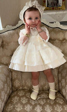 Load image into Gallery viewer, Margaret Cream Lace dress *bonnet sold separately *