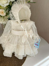 Load image into Gallery viewer, Margaret Cream Lace dress *bonnet sold separately *